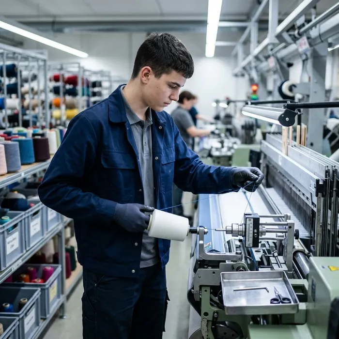 Textilpraktiker/in EBA Maschine einrichten