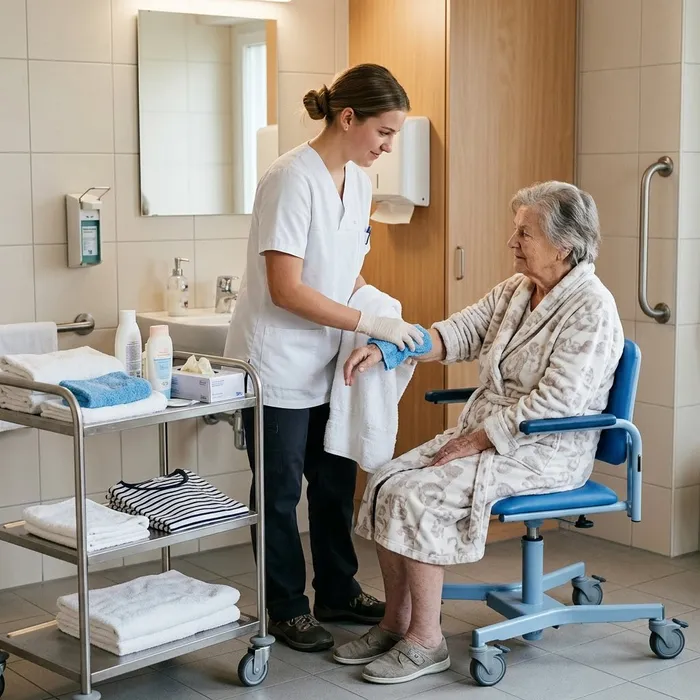 Assistant/e en soins et santé communautaire CFC Aider à la toilette