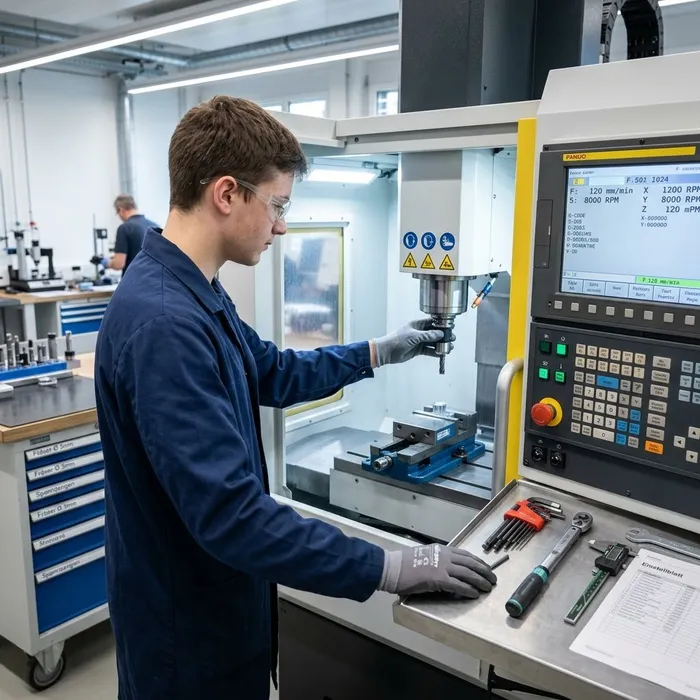 Micromécanicien/ne CFC Régler la CNC