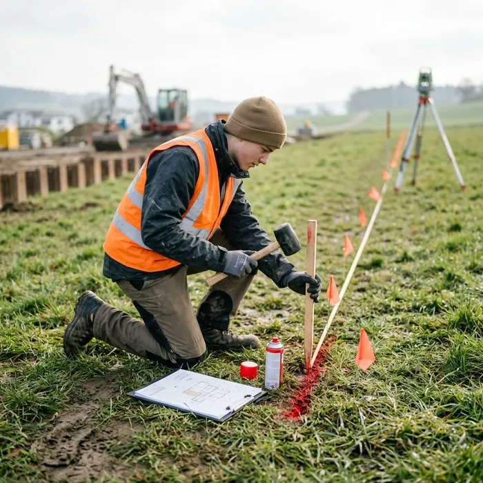 Geomatiker/in EFZ Grenzen abstecken