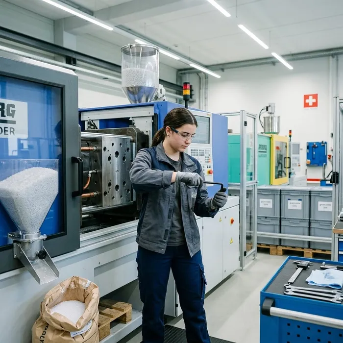 Praticien/ne en matières plastiques AFP Préparer la machine