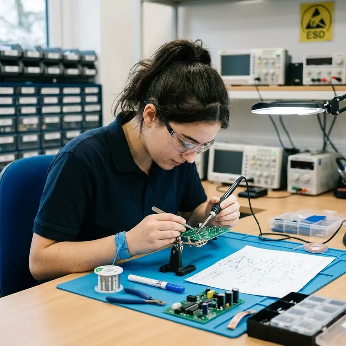 Elektroniker/in EFZ Way-up Schaltplan aufbauen