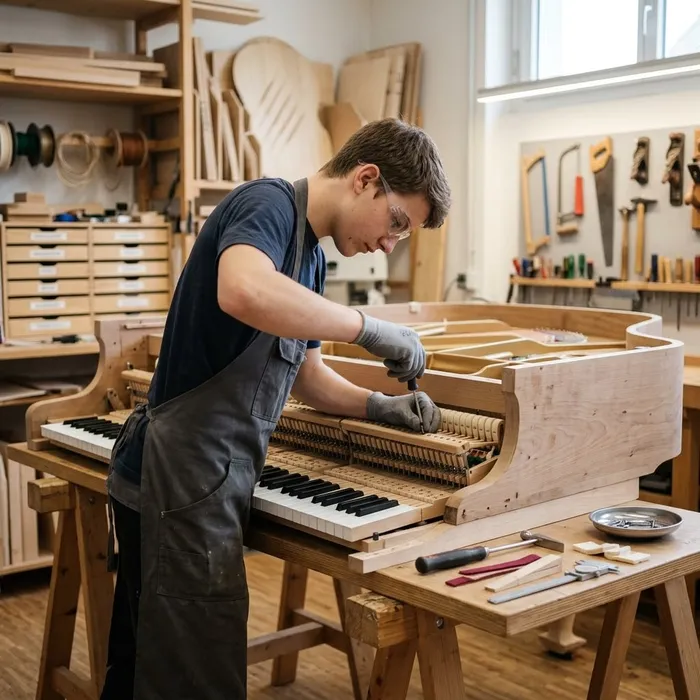 Facteur/trice de pianos CFC Assembler un piano