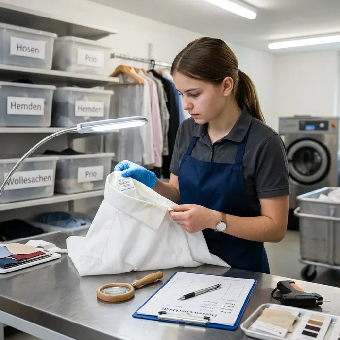 Fachmann/-frau Textilpflege EFZ Textilien prüfen