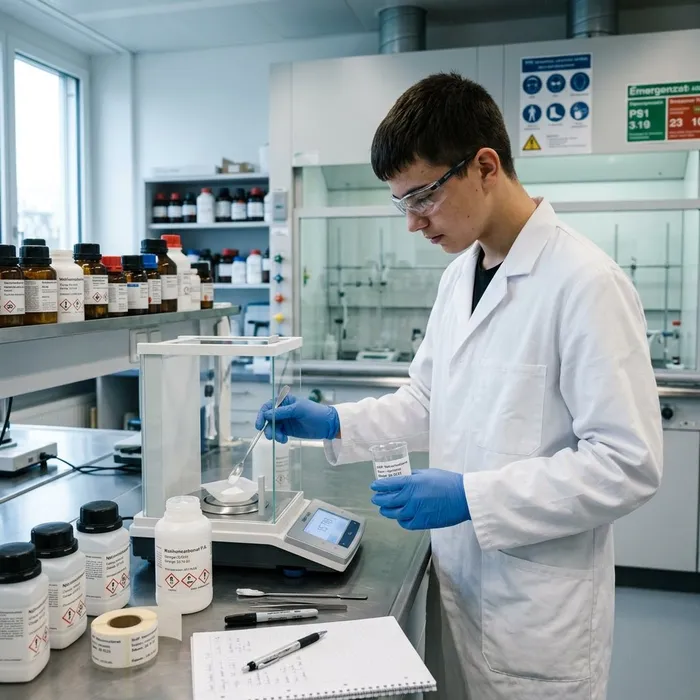 Chemie- und Pharmapraktiker/in EBA Stoffe abwägen