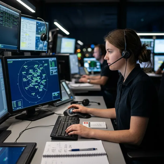 Spécialiste des services de la navigation aérienne Surveiller le radar