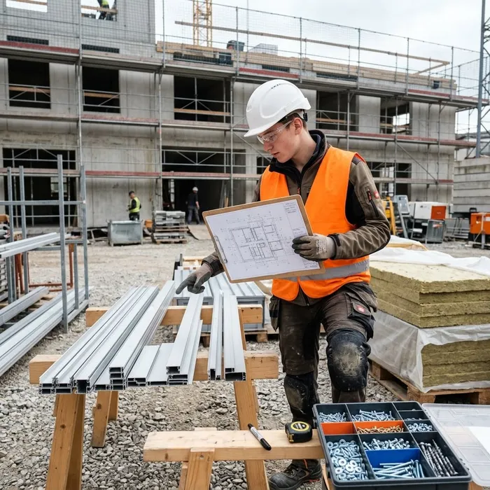 Fassadenbaupraktiker/in EBA Material bereitstellen