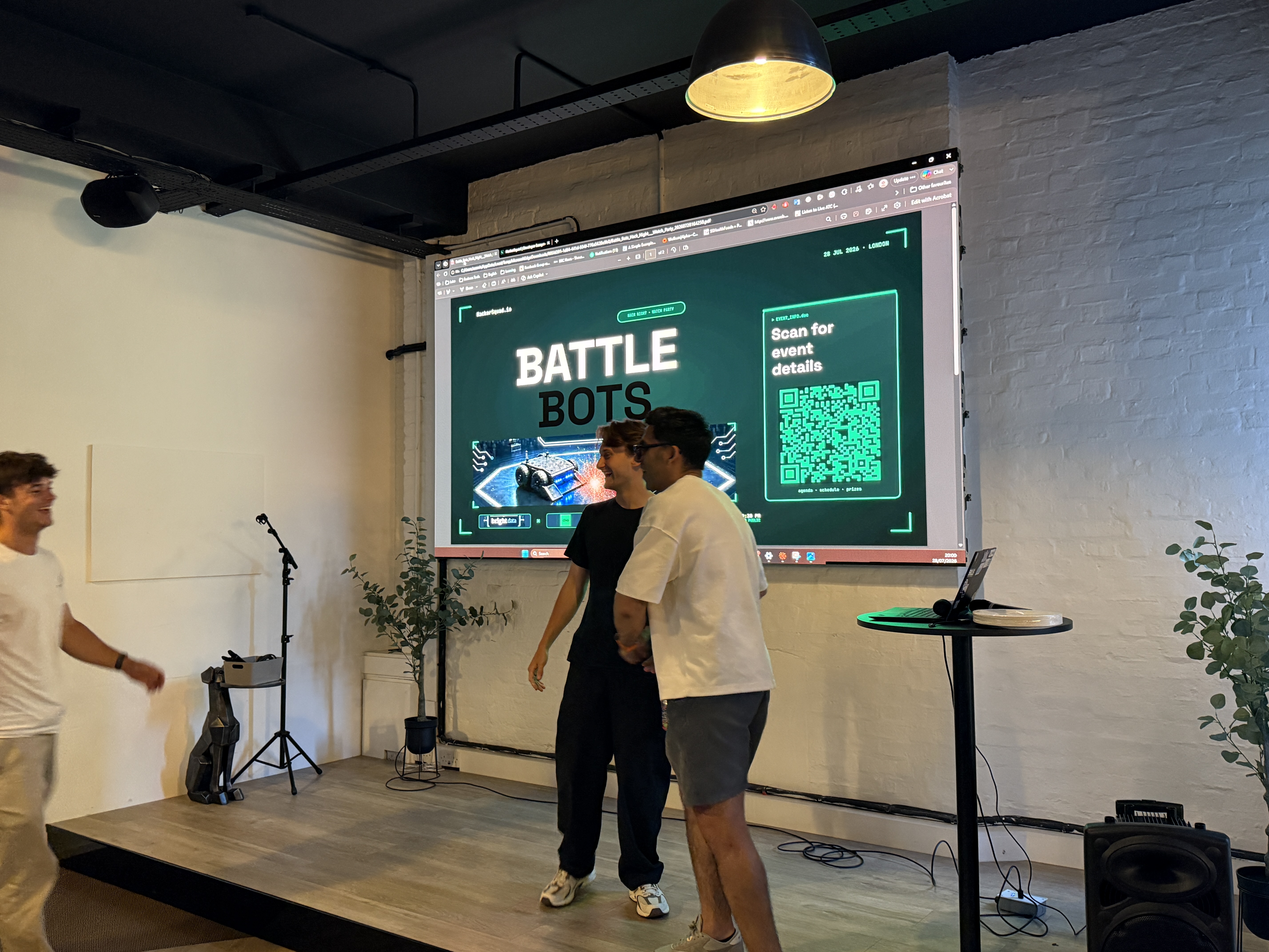 Battle Bots Hack Night & Watch Party