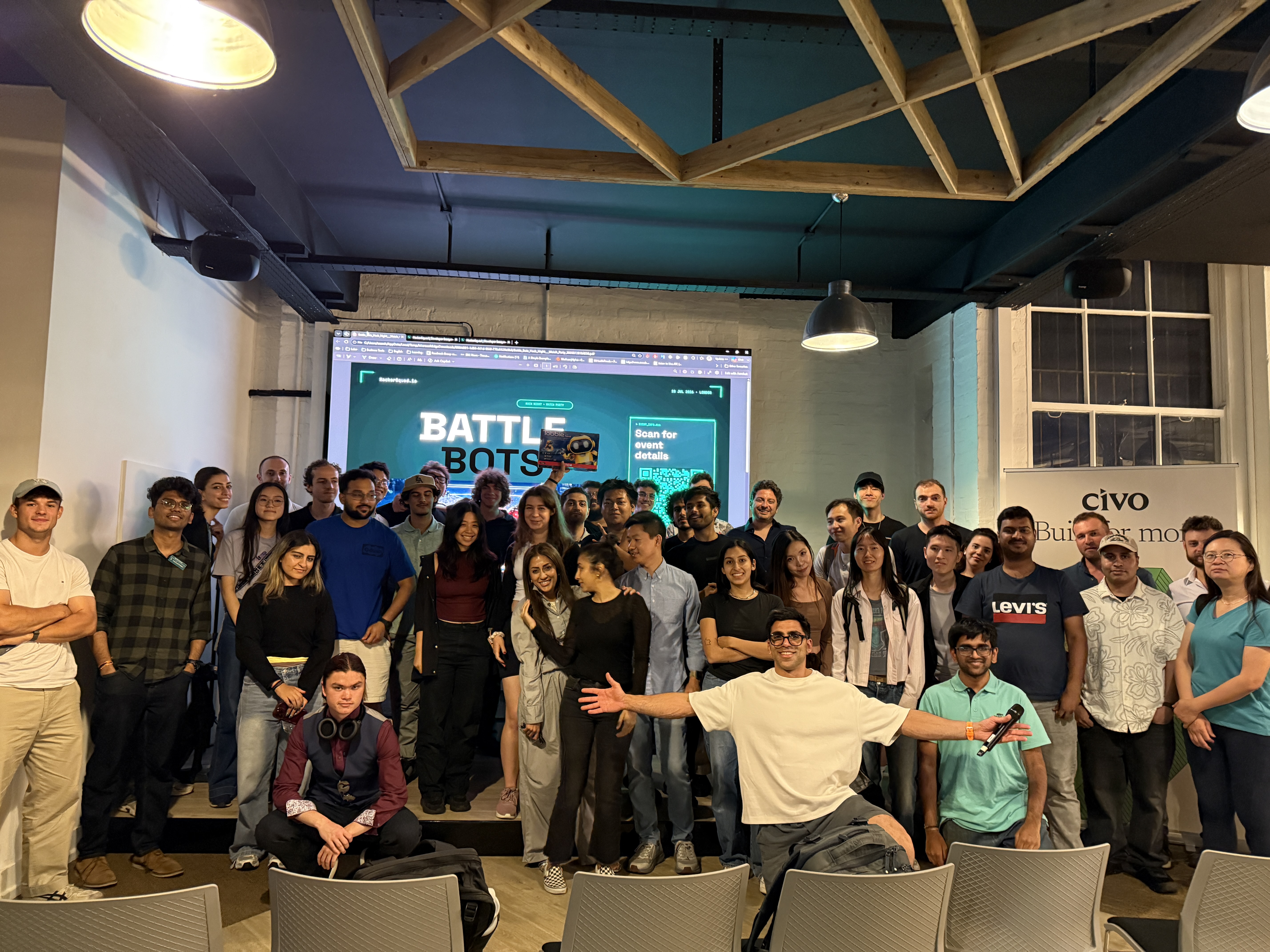 Battle Bots Hack Night & Watch Party