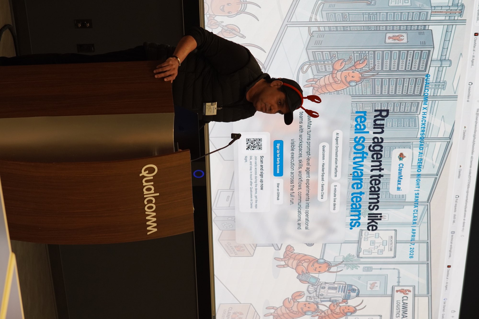 ClawMax, Distil Labs, and Qualcomm - AI Demo Night