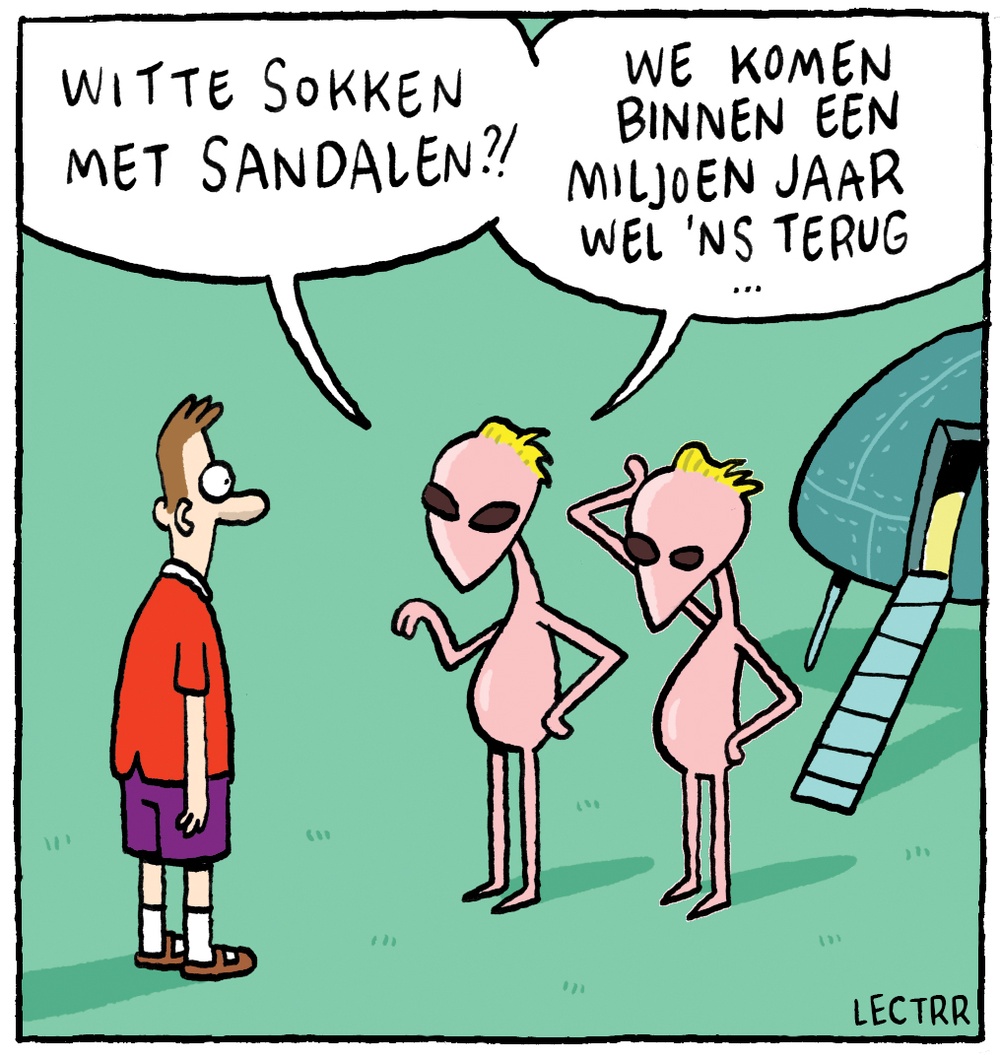 Witte sokken