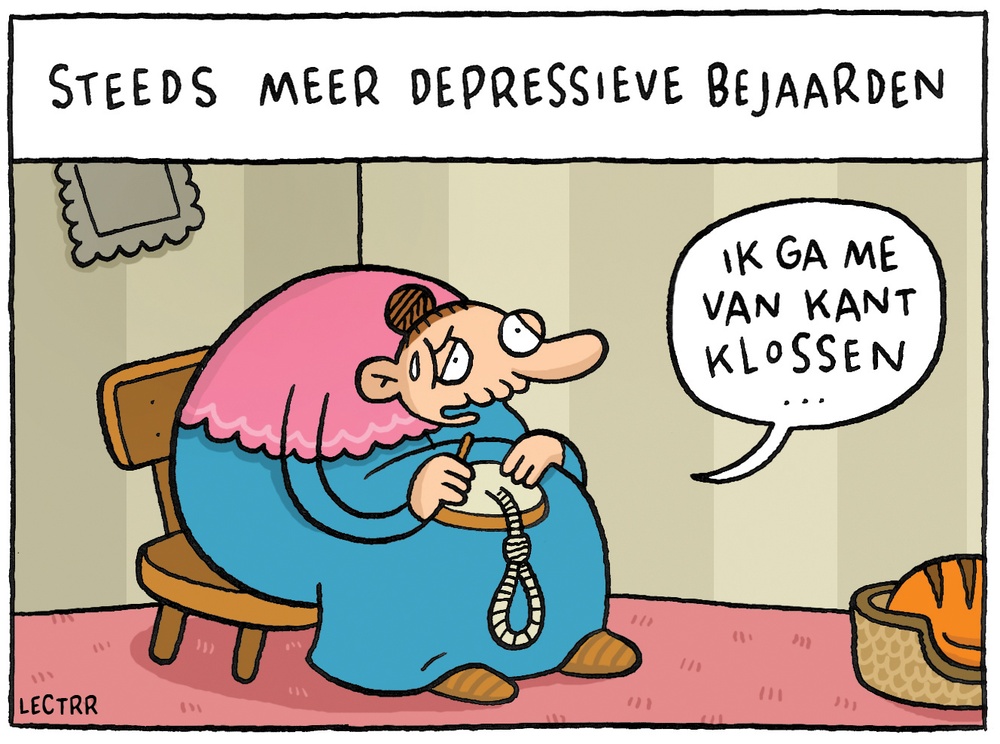 Depressieve bejaarde