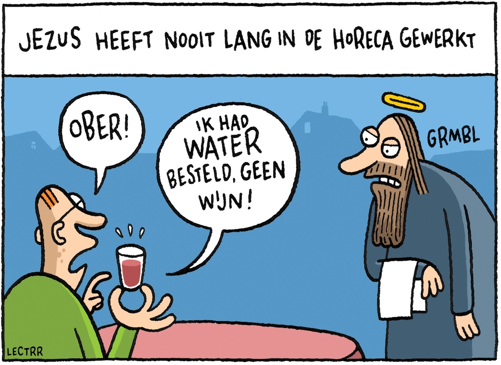 Jezus in de horeca