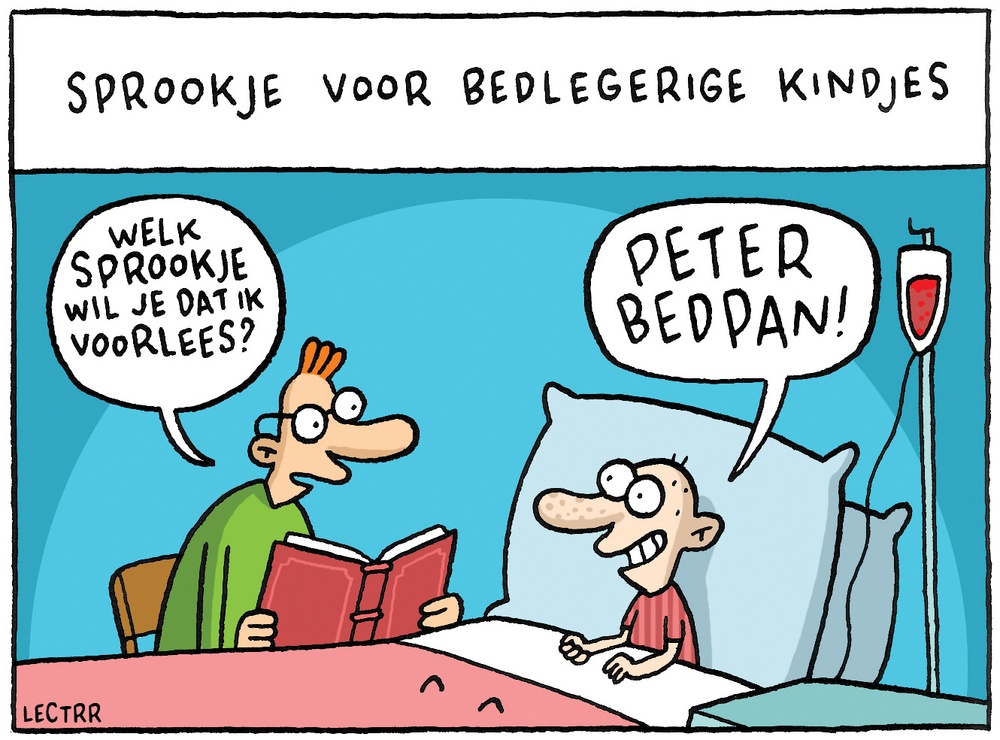 Sprookje op bed