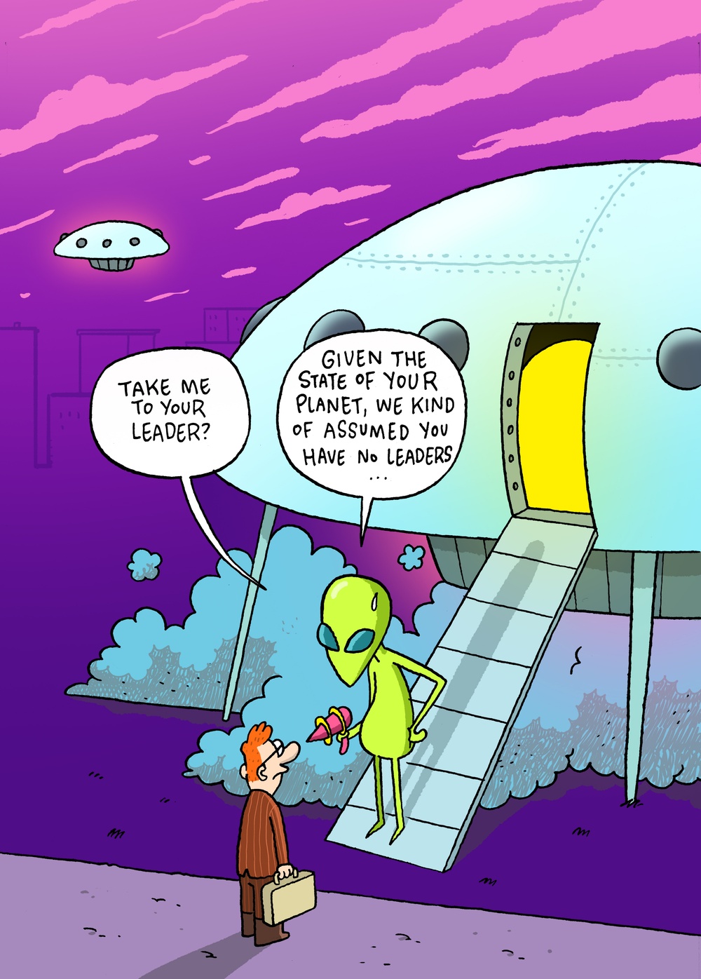 Take me to your leader