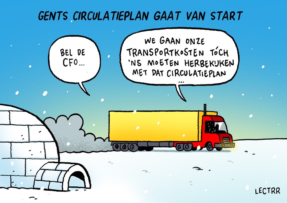 Transportkosten Gents circulatieplan 