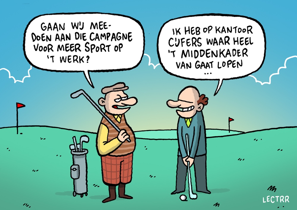 Meer sport op het werk