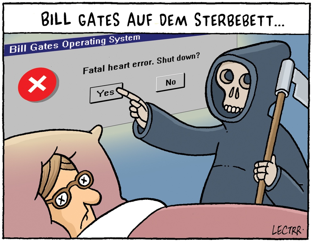 Sterbebett Bill Gates