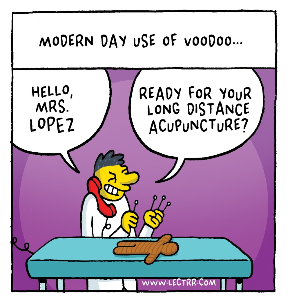 Long distance acupuncture