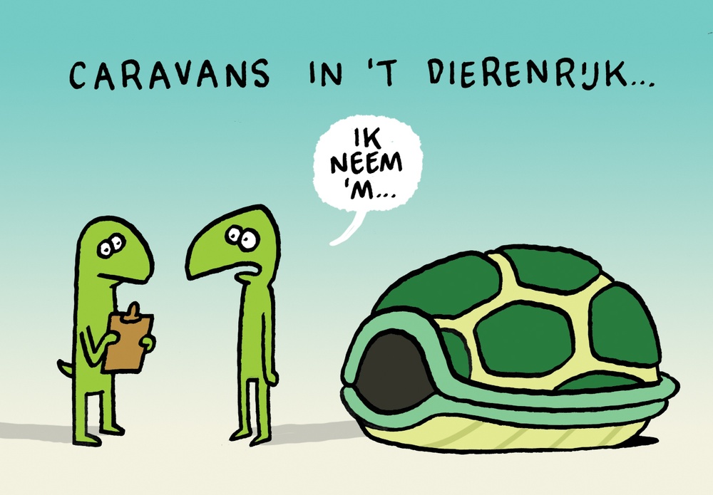 Caravan schildpad