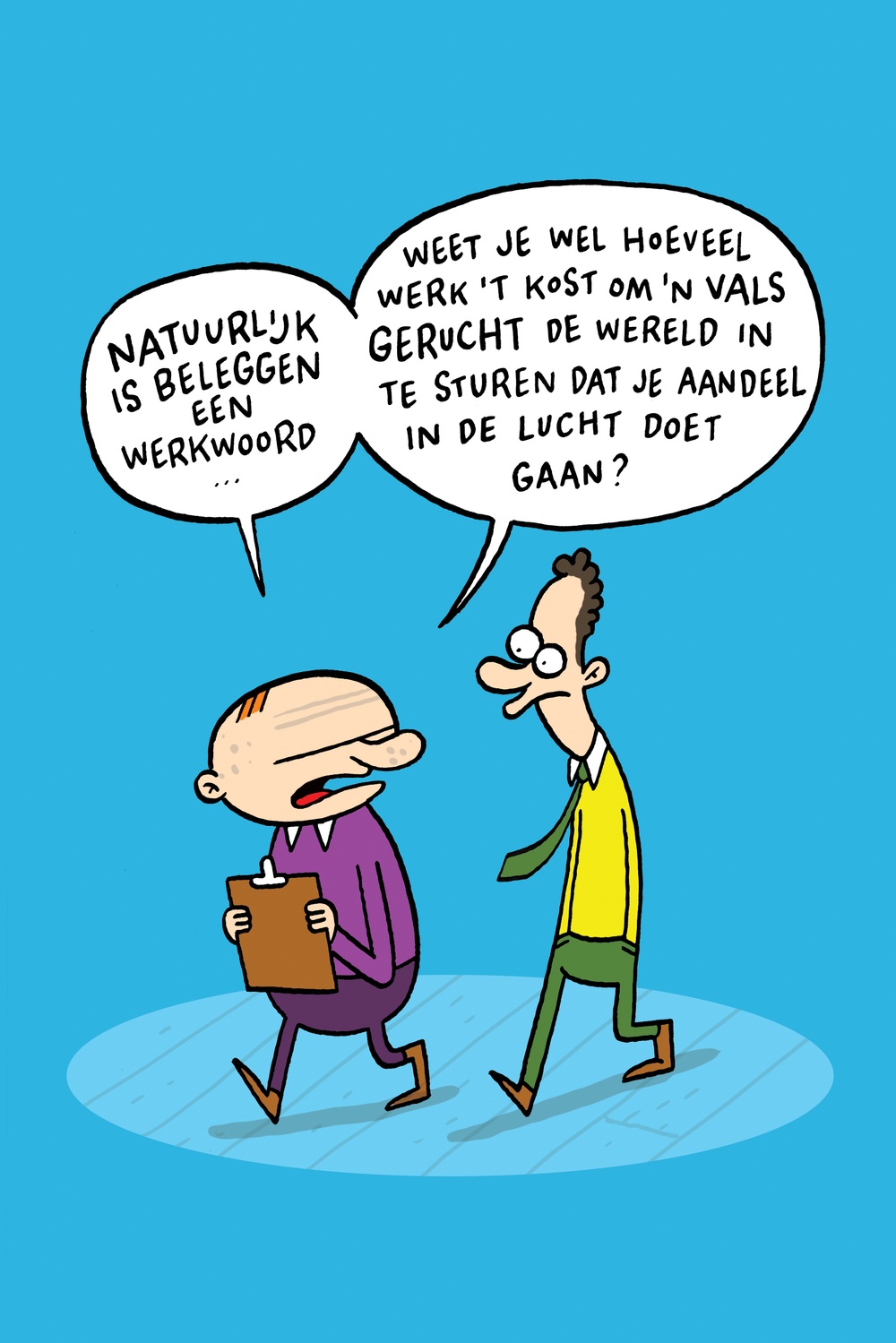 Beleggen is een werkwoord