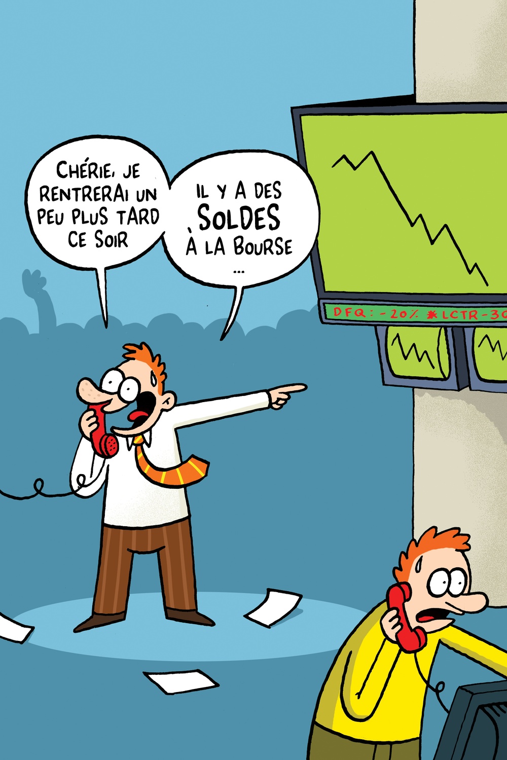 Soldes à la bourse