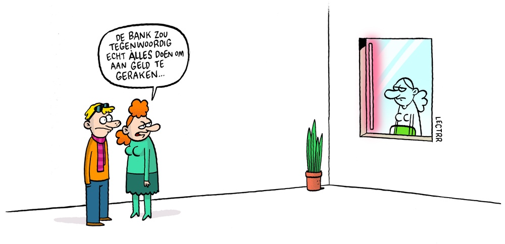De bank...