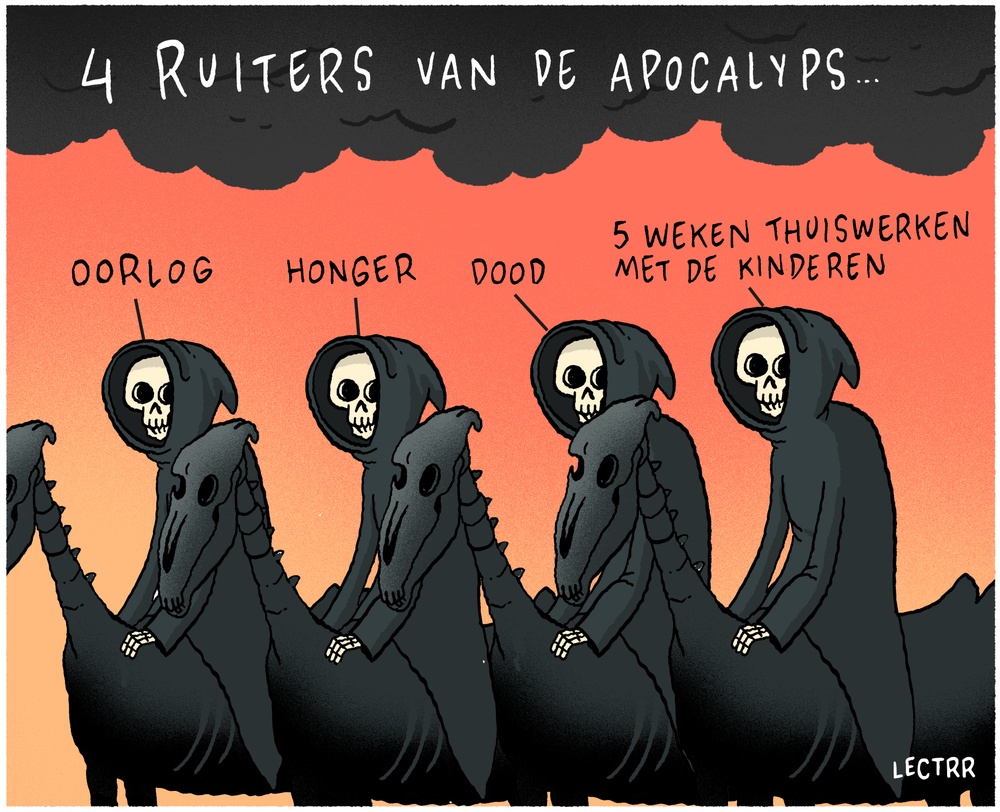 De vier ruiters van de Apocalyps