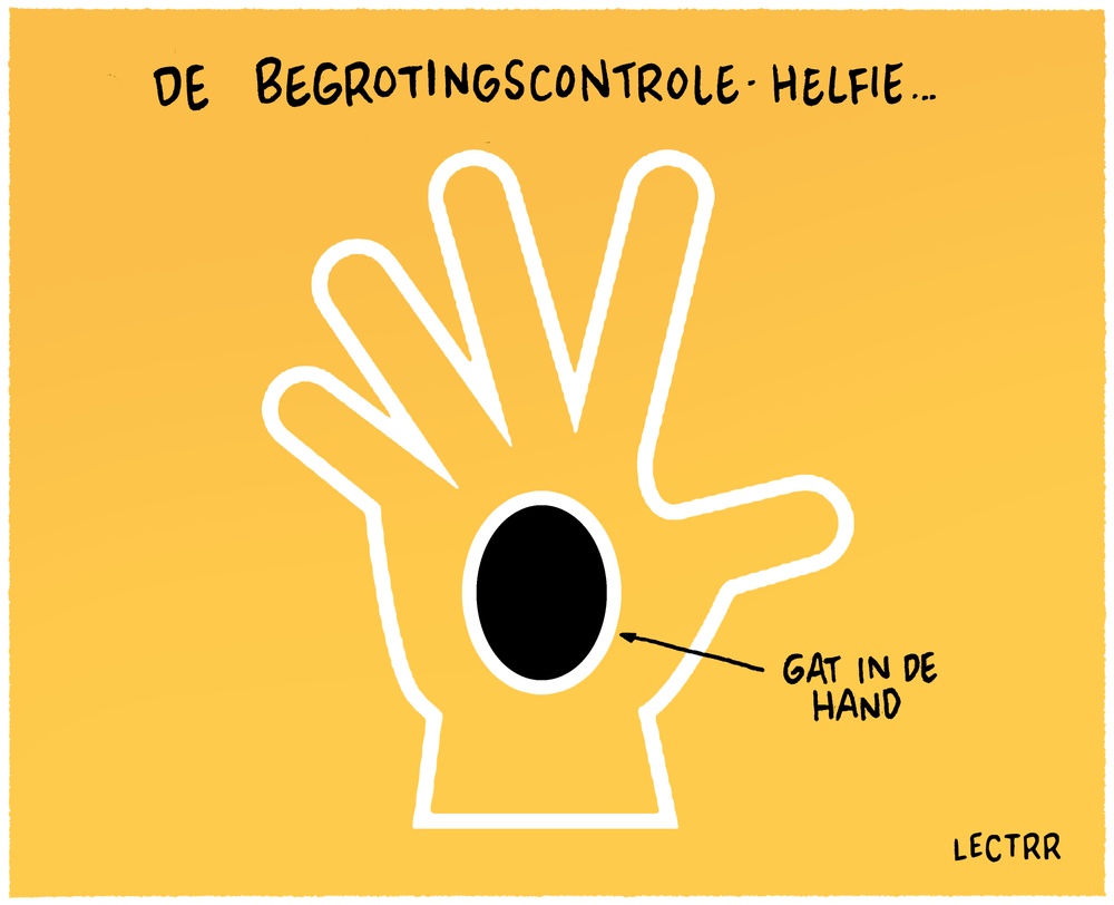 Begrotingscontrole-helfie