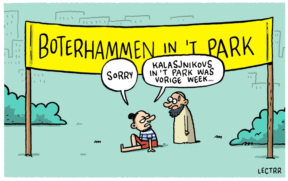 Boterhammen in 't Park