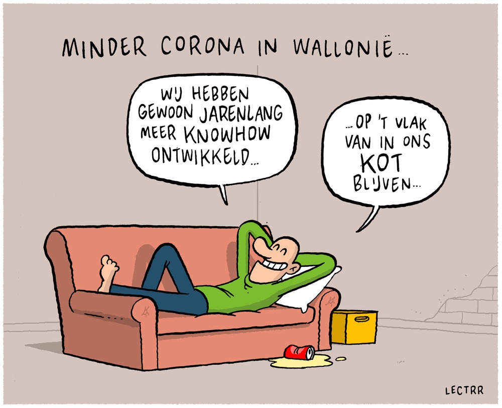 Corona in Wallonië