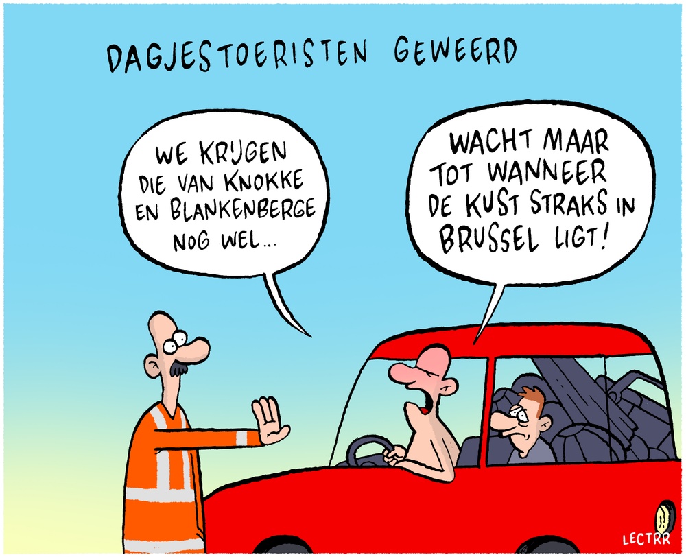 Dagjestoeristen geweerd