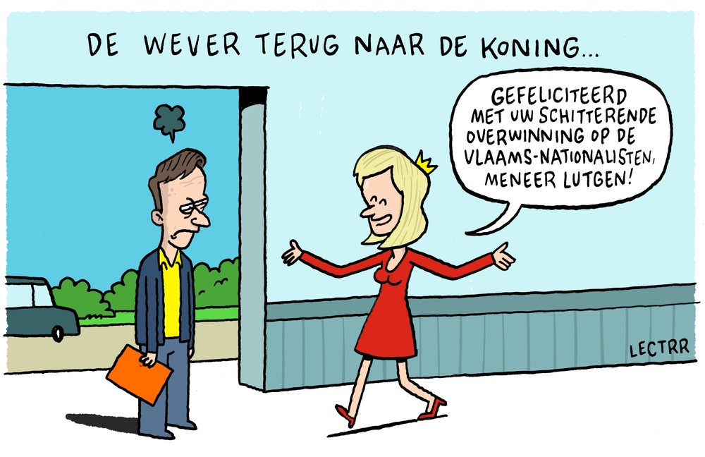 De Wever naar de koning