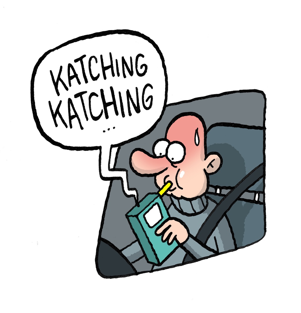 Dronken achter het stuur