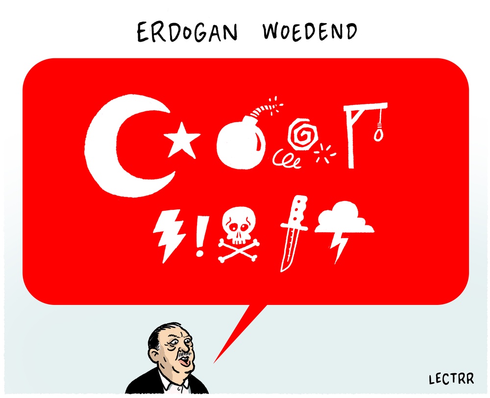Erdogan woedend