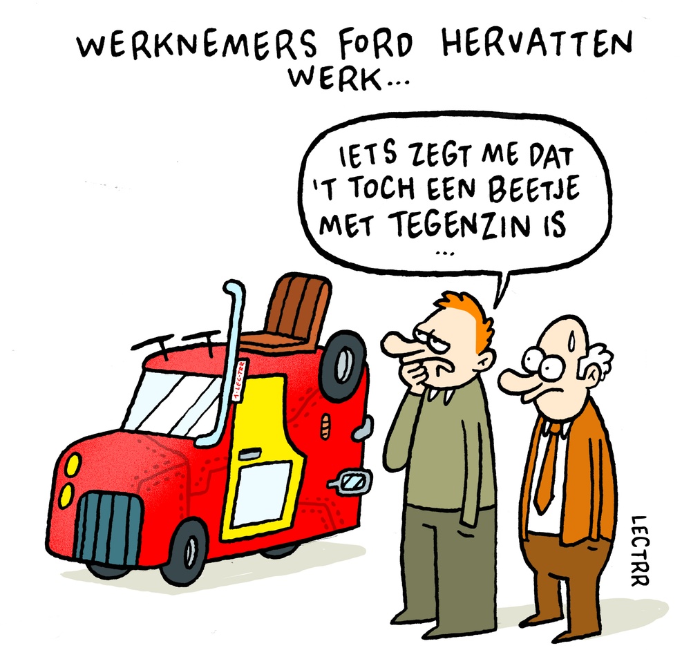 Werknemers Ford Genk
