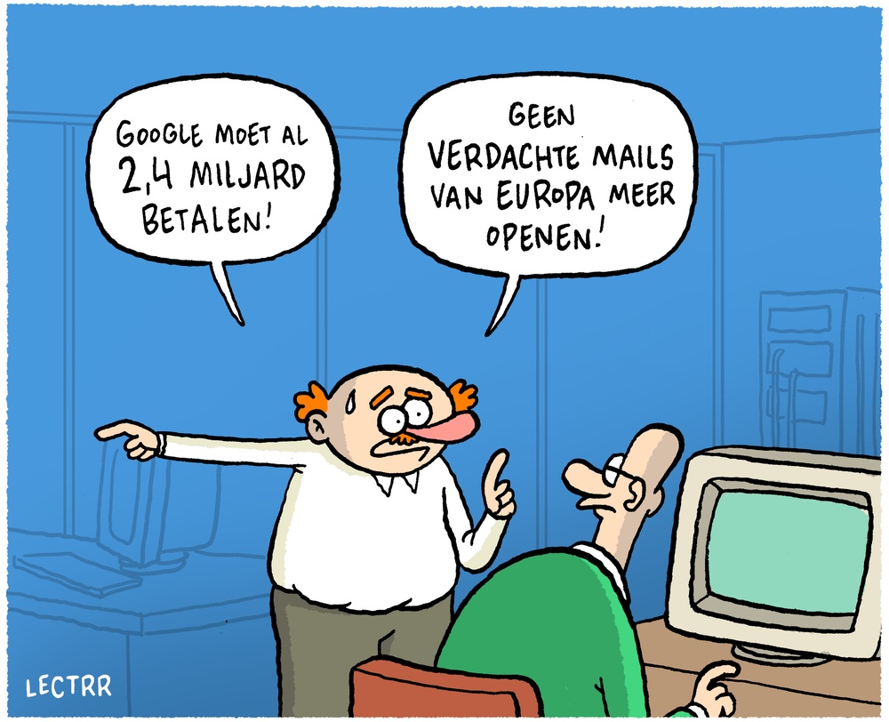 Monsterboete Google