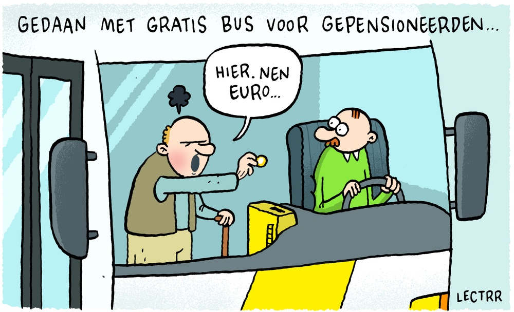 Gratis bus gepensioneerden