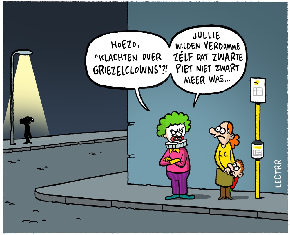 Klachten over griezelclowns 