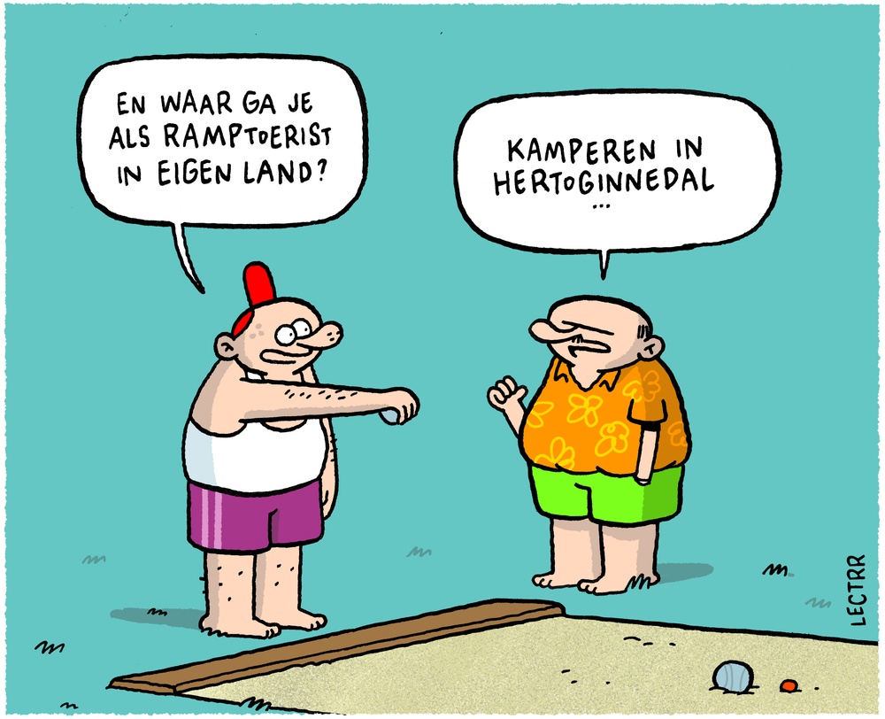 Ramptoerist in eigen land