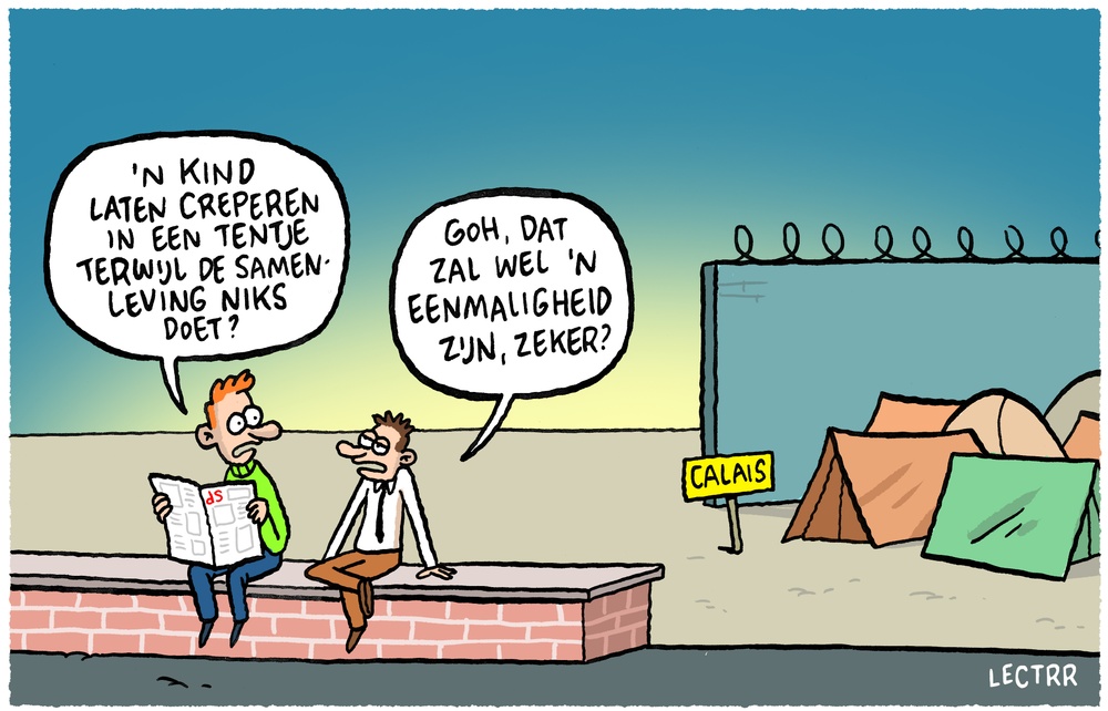 Creperen in een tent