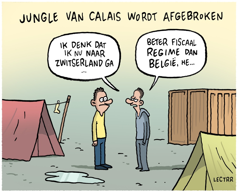 Jungle van Calais afgebroken 