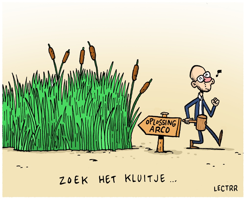 Met een kluitje in het riet gestuurd