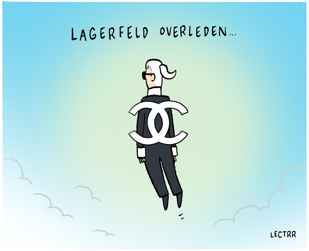 Overlijden Lagerfeld