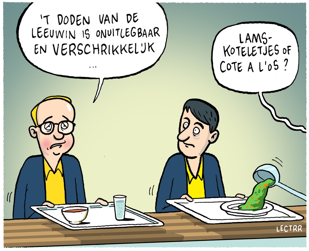 Leeuwin doodgeschoten