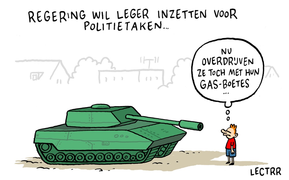 Leger inzetten