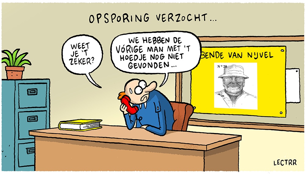 Man met hoedje