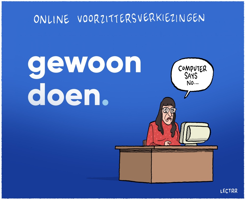 Online voorzittersverkiezing