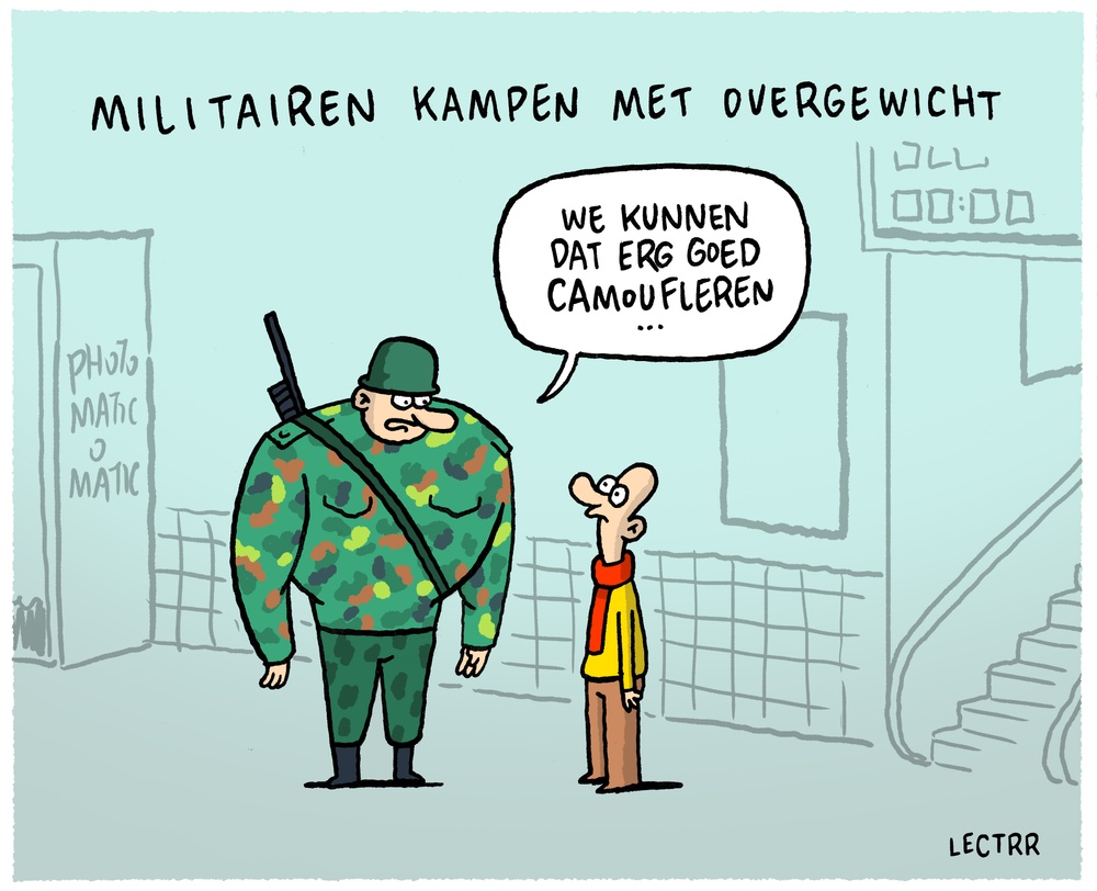 Overgewicht militairen