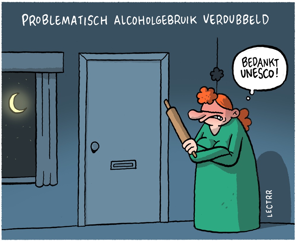 Problematisch alcoholgebruik verdubbeld